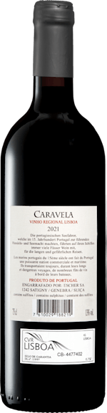 Caravela Vinho Regional Lisboa (Rückseite)