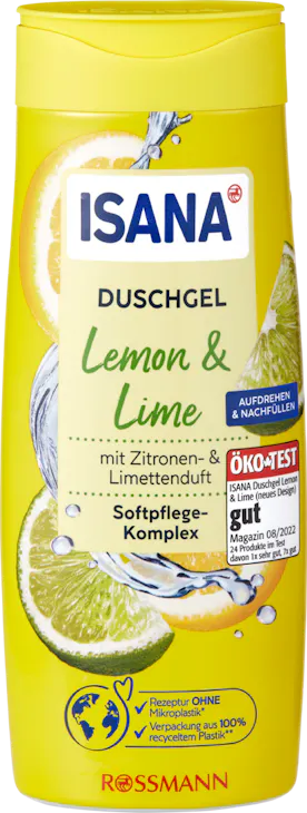 ISANA Duschgel Lemon & Lime
