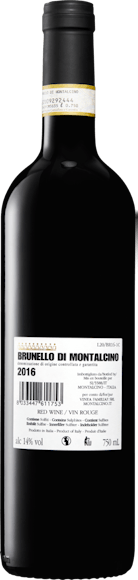 Brunello di Montalcino DOCG  (Rückseite)