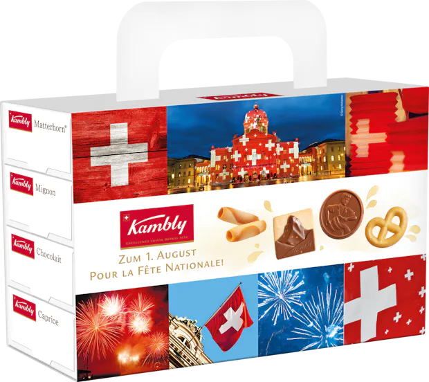 Coffret de biscuits pour la Fête nationale Kambly