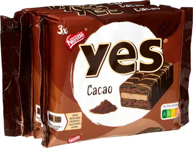 Nestlé Kuchenriegel Yes Kakao