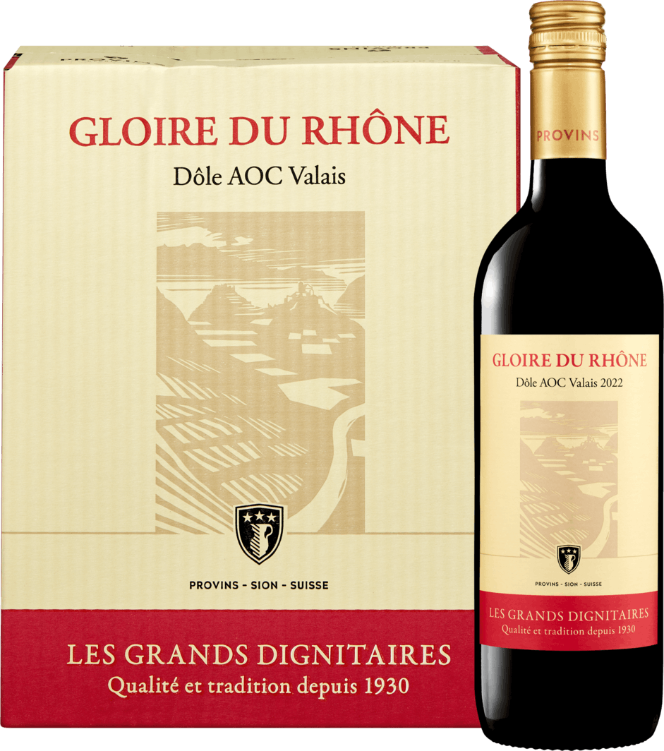 Gloire du Rhône 75 Dôle Flaschen Denner cl du - Valais | 6 Weinshop AOC à