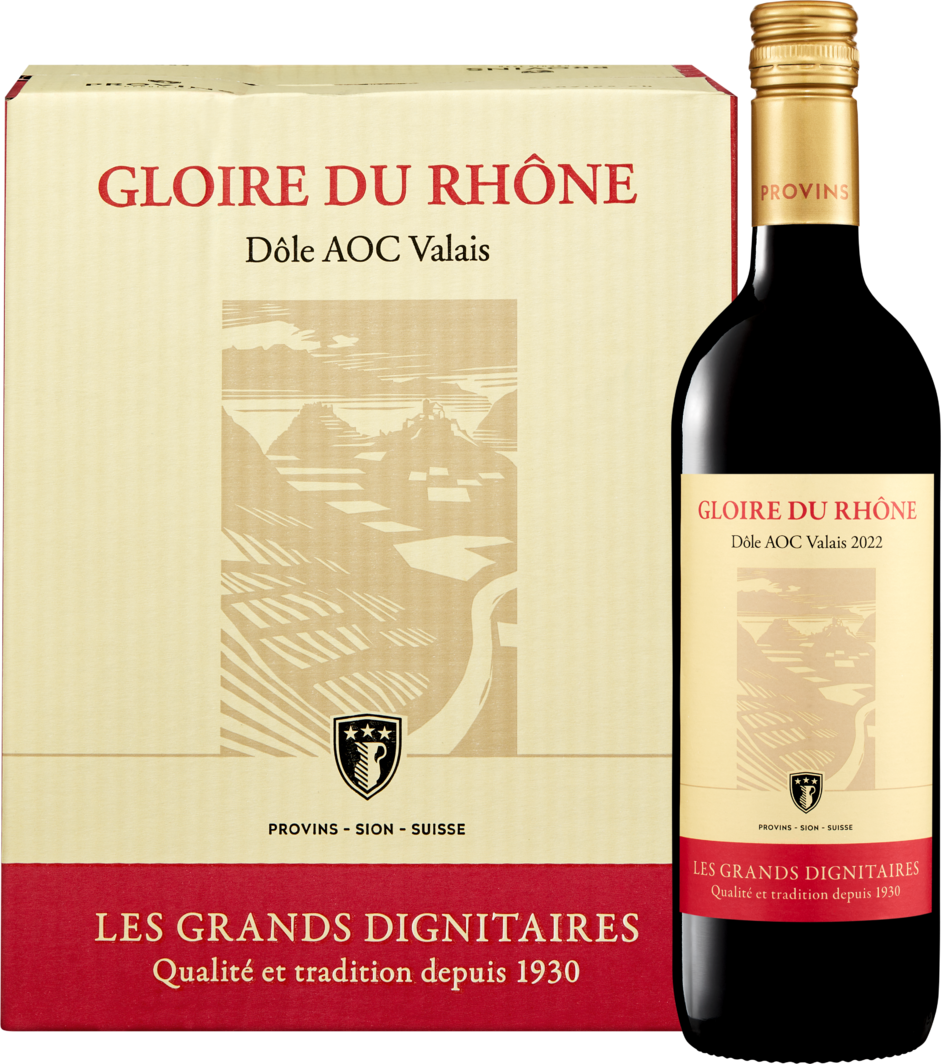 Gloire du Rhône Dôle du Valais AOC - 6 Flaschen à 75 cl | Denner Weinshop