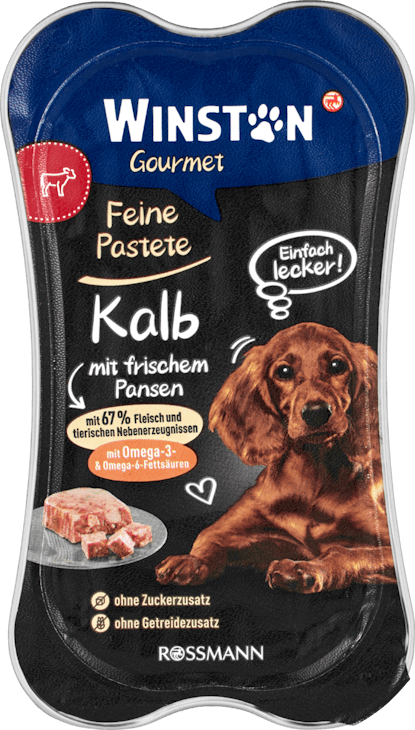 Nourriture pour chiens Veau et panse fraîche Winston