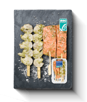 Mixed Grill de poissons BBQ Denner