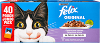 Nourriture pour chats Sélection Mixte en gelée Original Felix