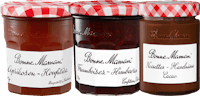 sur toutes les confitures et les pâtes à tartiner Bonne Maman en emballage individuel