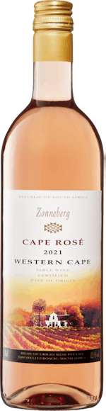 Zonneberg Cape Rosé De face