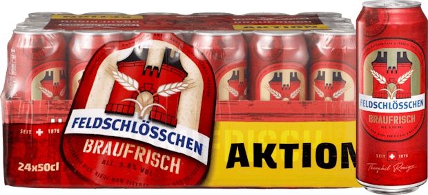 Feldschlösschen Bier Braufrisch