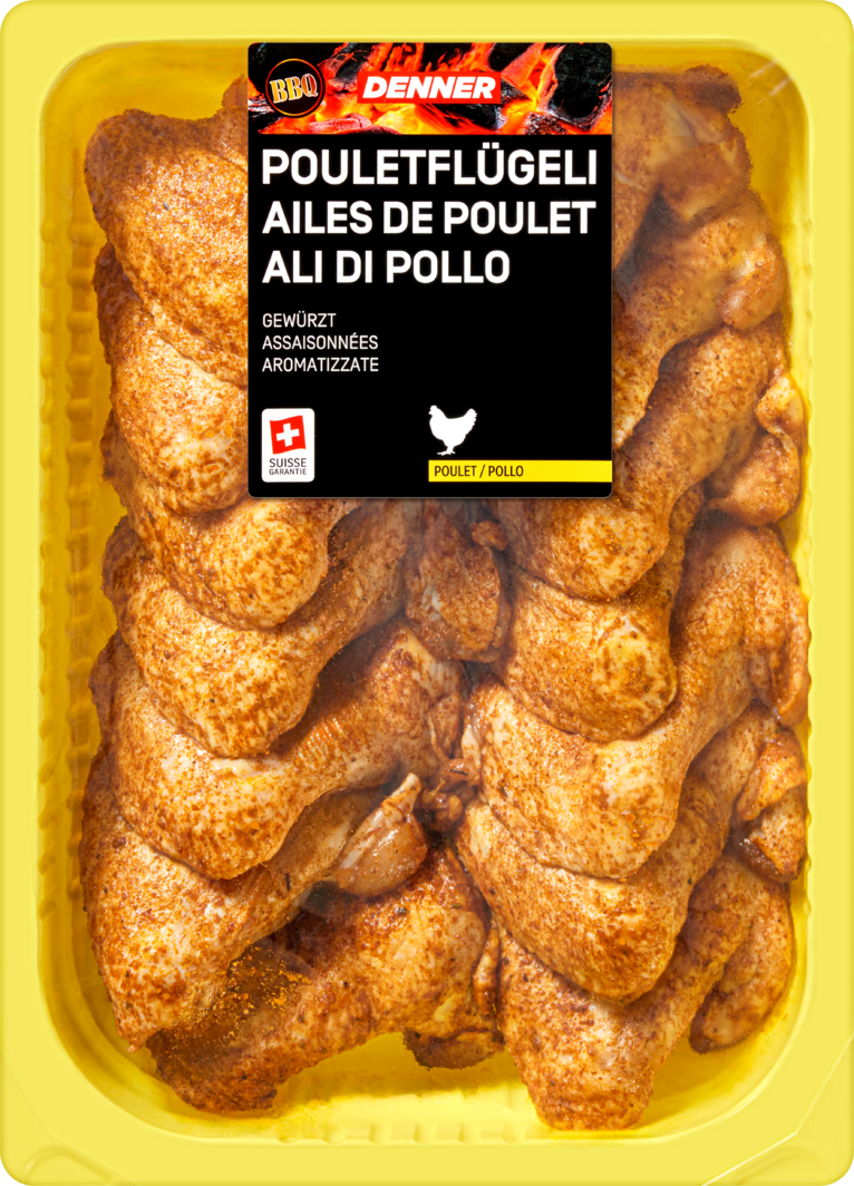 Denner BBQ Pouletflügeli