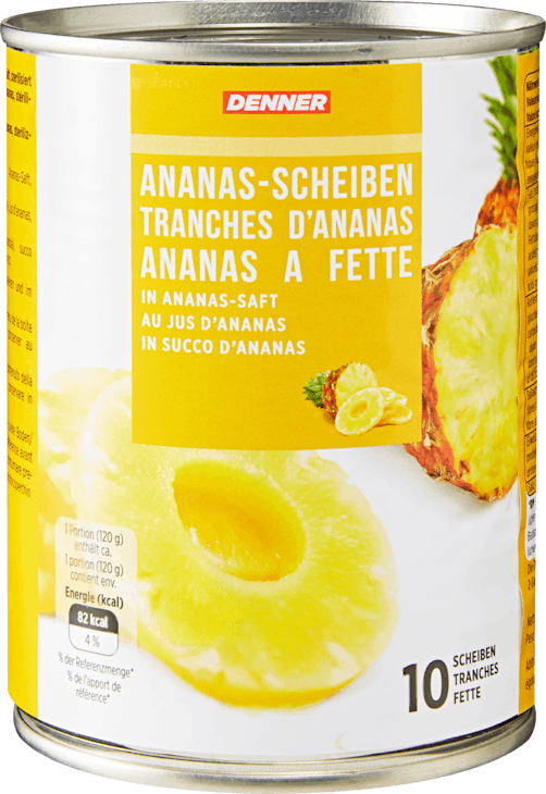 Tranches d'ananas Denner