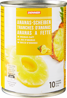 Tranches d'ananas Denner