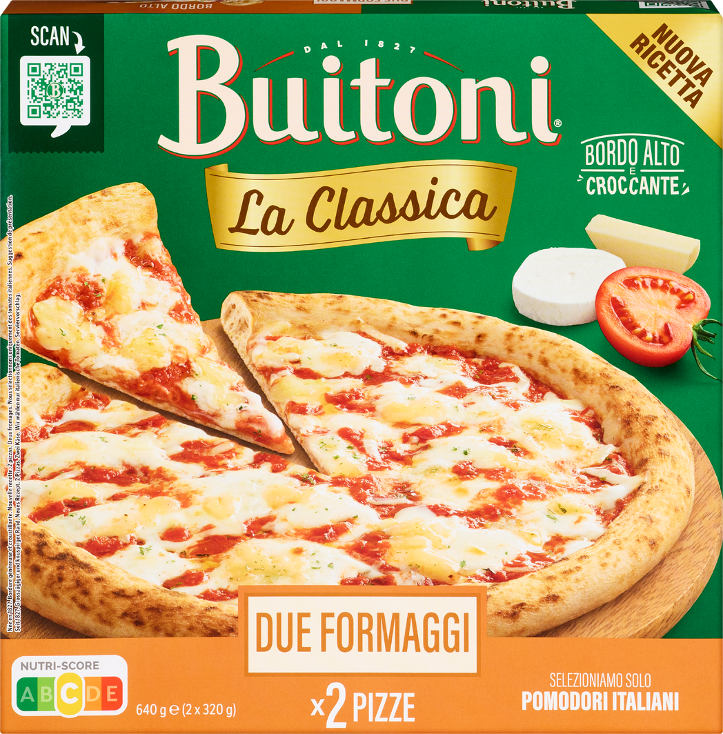 Buitoni Pizza La Classica Due Formaggi