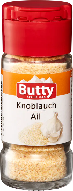 Butty Knoblauch garnuliert