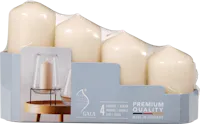 Set de bougies de l'Avent de différentes tailles