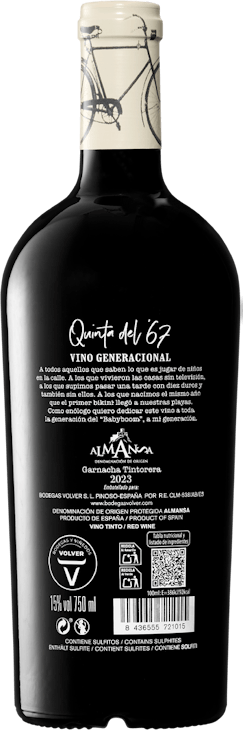 Quinta del 67 Vino Generacional D.O. Almansa