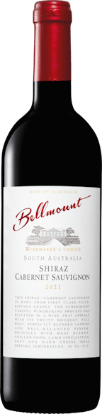 Bellmount Winemaker's Choice Shiraz/Cabernet Sauvignon De face