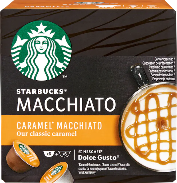 Starbucks® by Nescafe® Dolce Gusto® Kaffeekapseln Caramel Macchiato