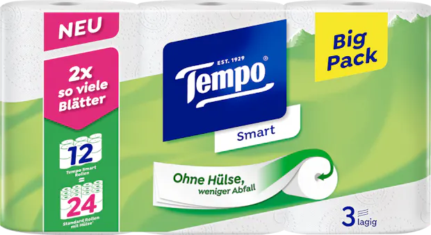 Tempo Toilettenpapier Smart