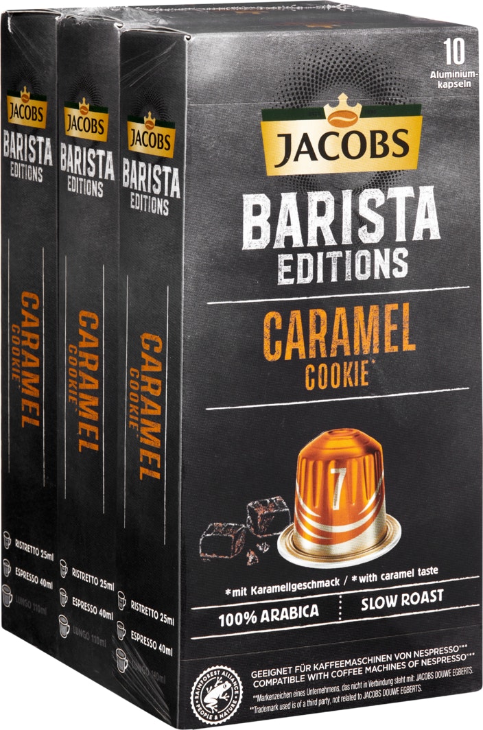 Capsules de café Caramel Cookie Jacobs Kaffee Tee Kakao