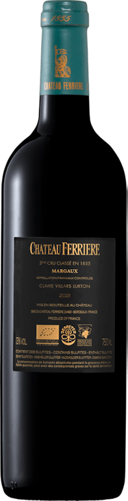 Bio und Demeter Château Ferrière Margaux AOC, 3e Cru Classé