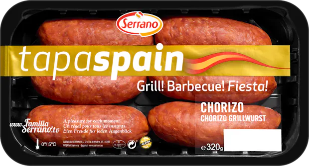 Salsicce Chorizo da grigliare Serrano