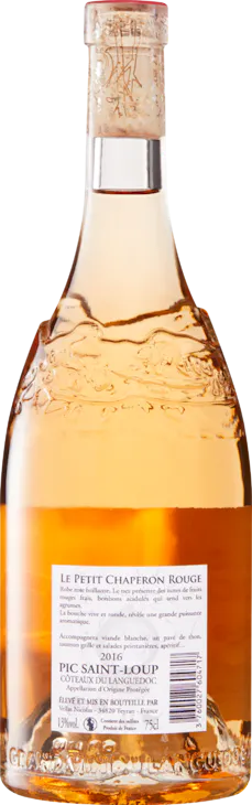 Le petit chaperon Rouge Pic Saint Loup AOC Rosé