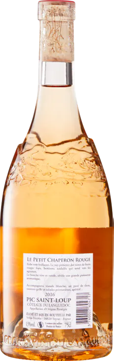 Le petit chaperon Rouge Pic Saint Loup AOC Rosé