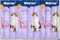 Délicieuses saucisses pour chats Winston