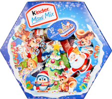 Ferrero Kinder Maxi Mix Weihnachtsteller