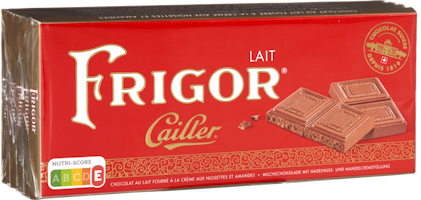 Tavoletta di cioccolata Frigor Latte Cailler
