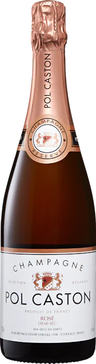 Pol Caston Rosé demi-sec Champagne AOC