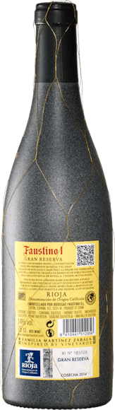 Faustino I Gran Reserva DOCa Rioja (Face arrière)