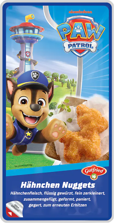 Paw Patrol Chicken Nuggets