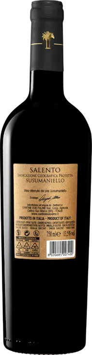 Due Palme Serre Susumaniello Salento IGP