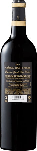 Château Trotte Vieille 1er Grand Cru Classé B Saint-Emilion AOC Arrière