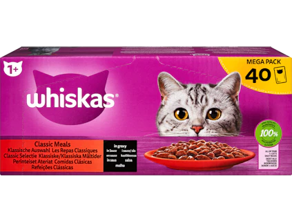 Nourriture pour chats Les Repas Classiques en gelée 1+ Whiskas