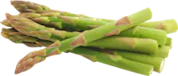 Punte di asparagi verdi