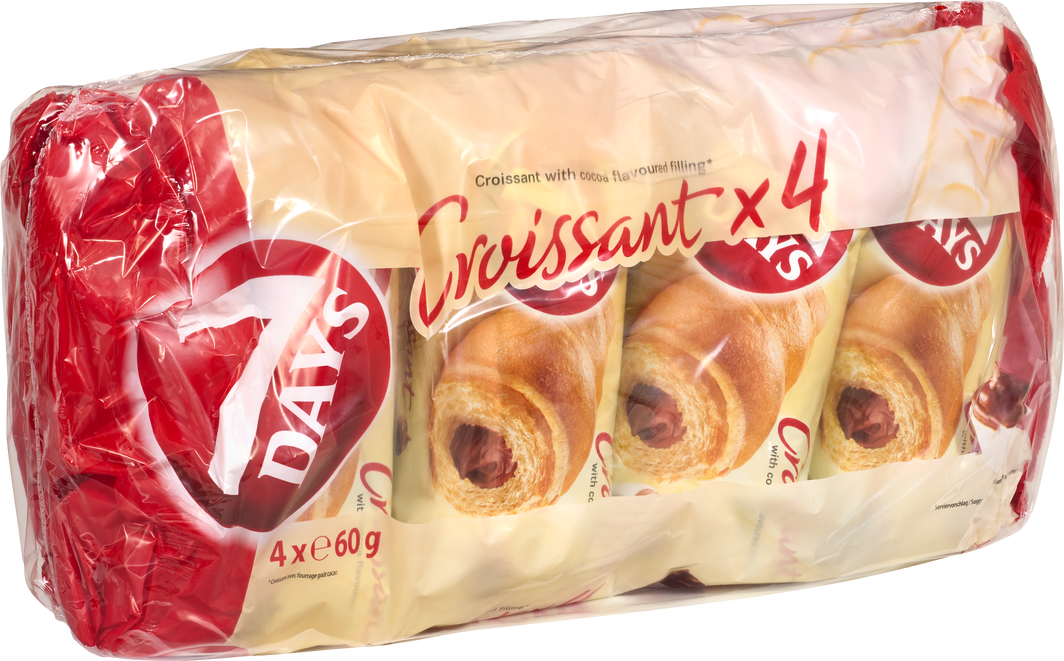 7 Days Croissant mit Kakaocrèmefüllung