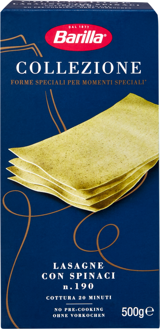 Barilla Collezione Lasagne con spinaci n. 190