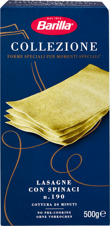 Lasagne con spinaci n. 190 Collezione Barilla