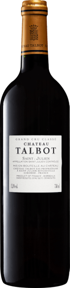Château Talbot 4e Grand Cru Classé Saint-Julien AOC (Face arrière)