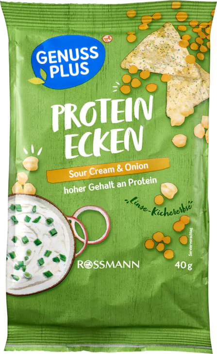 Triangles protéine Sour Cream Genuss Plus 