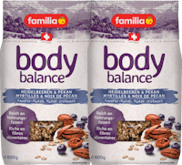 Muesli croccante Body Balance Mirtilli & Noce pecan familia