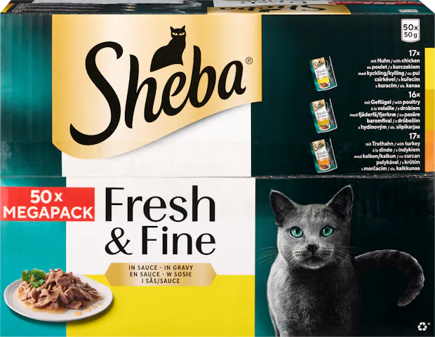 Cibo per gatti Fresh & Fine Sheba 
