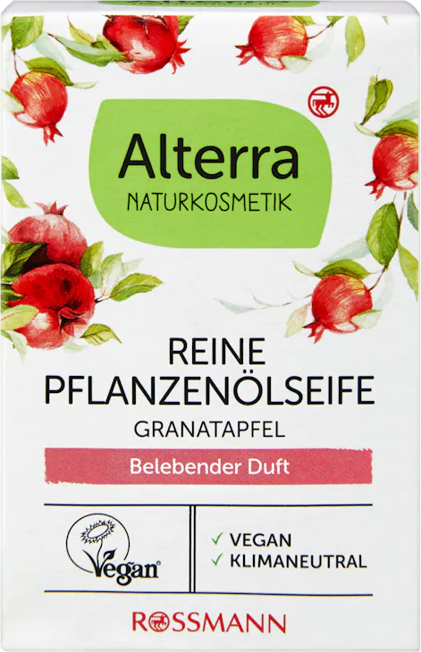 Alterra Reine Pflanzenölseife Granatapfel