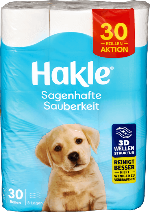 Papier hygiénique Propreté incroyable Blanc Hakle