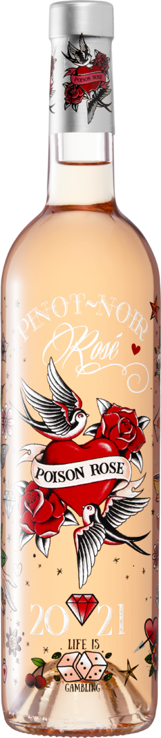 Poison Rosé Pinot - 75 Pays 6 IGP Flaschen d\'Oc Denner cl à | Noir Weinshop