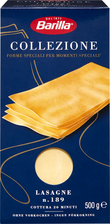 Feuilles de lasagne n. 189 Collezione Barilla
