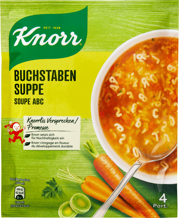 Soupe ABC Knorr 